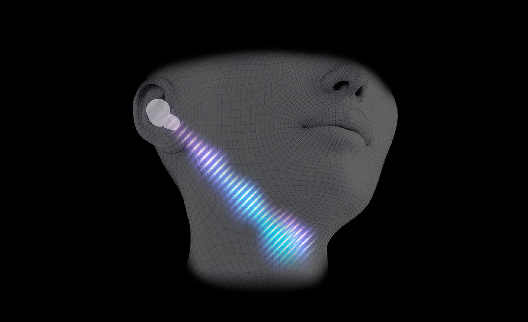 Sony WF-1000XM5 Detects speech vibrations to enhance clarity