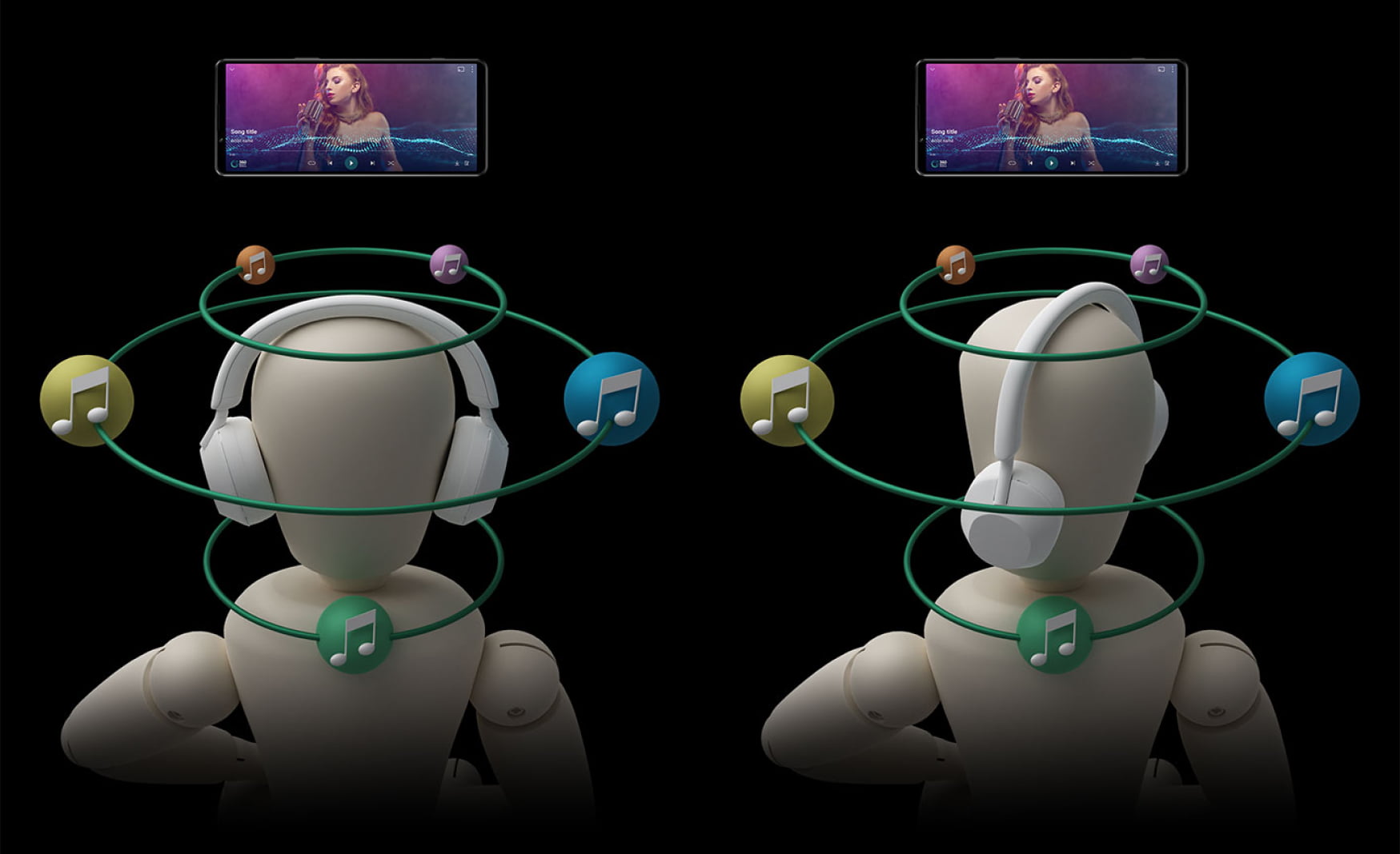 Sony WF-1000XM5 Head-tracking function