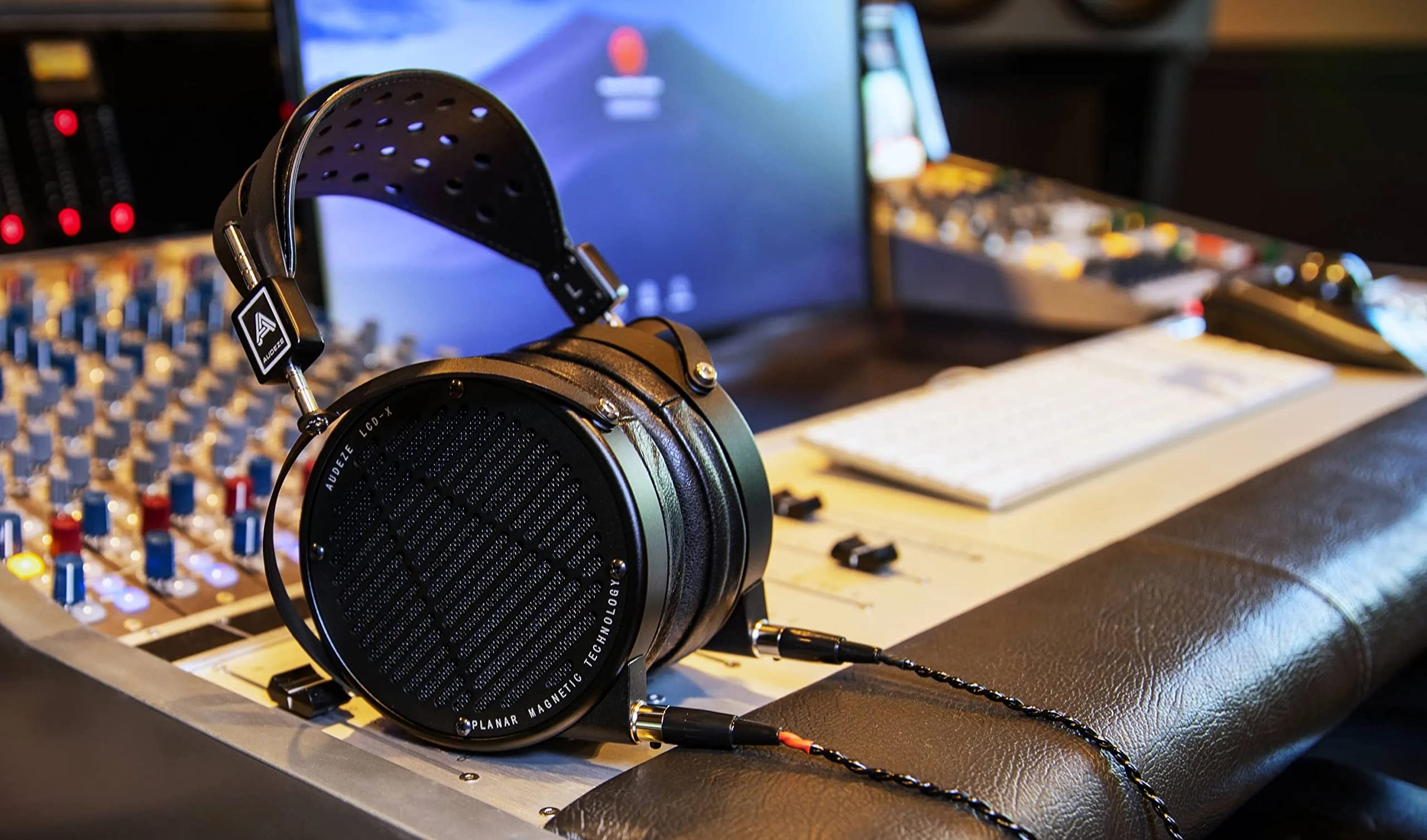 Audeze LCD-X Planar Magnetic Headphone In Studio Setting