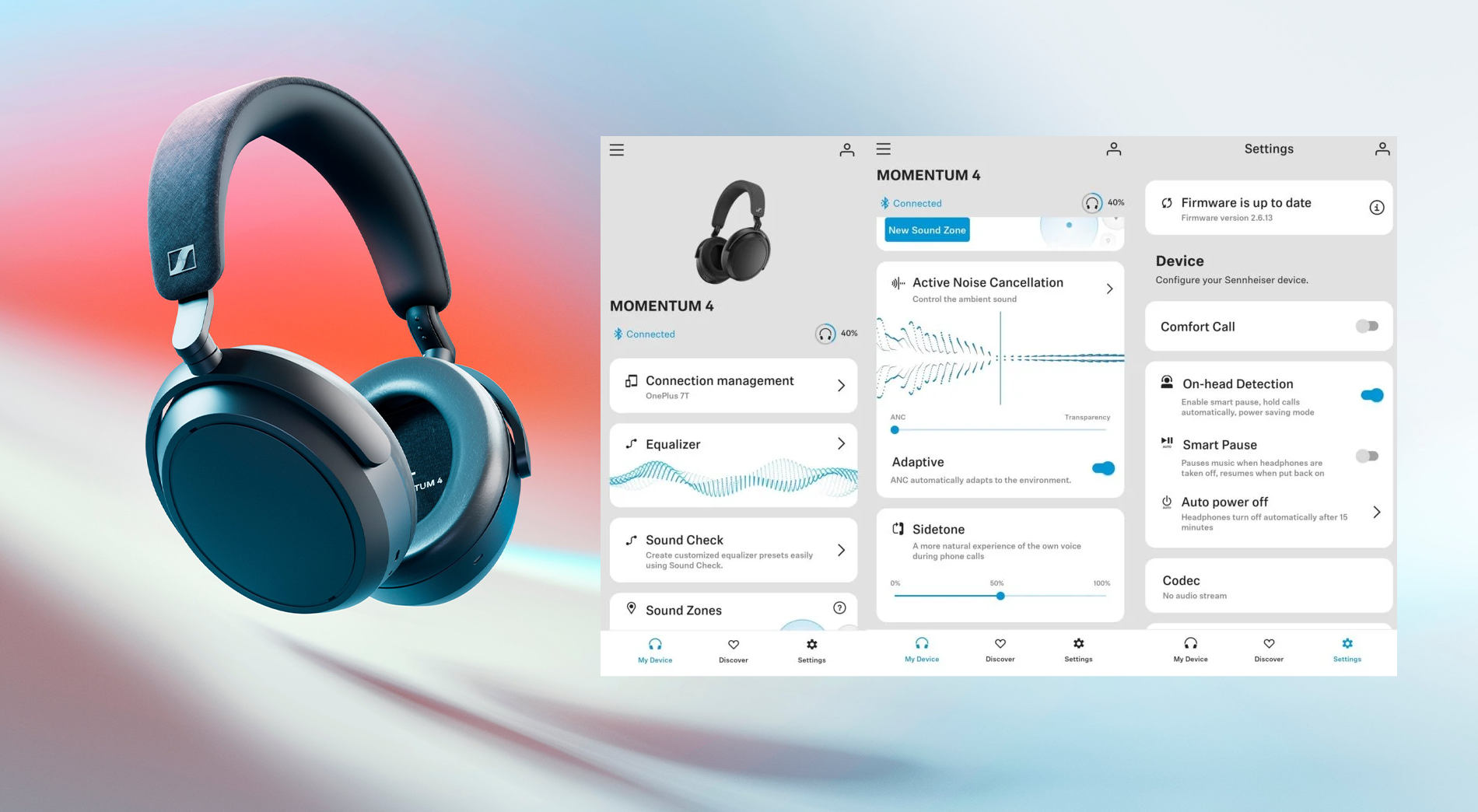 Sennheiser MOMENTUM 4 Never Miss A Beat